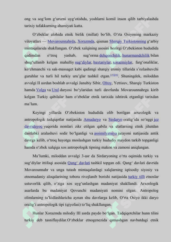 OʻZBEK ETNIK NOMI KELIB CHIQISHI TARIXI XUSUSIDA 5