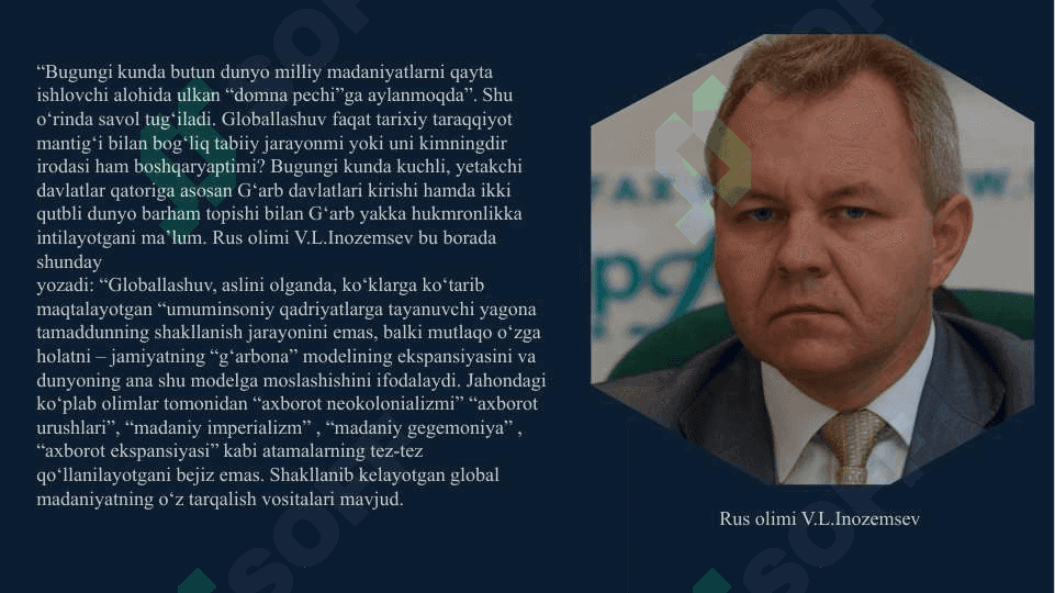 Jahon tarixida global yondashuvlar va ularni o’rganish masalalari 3