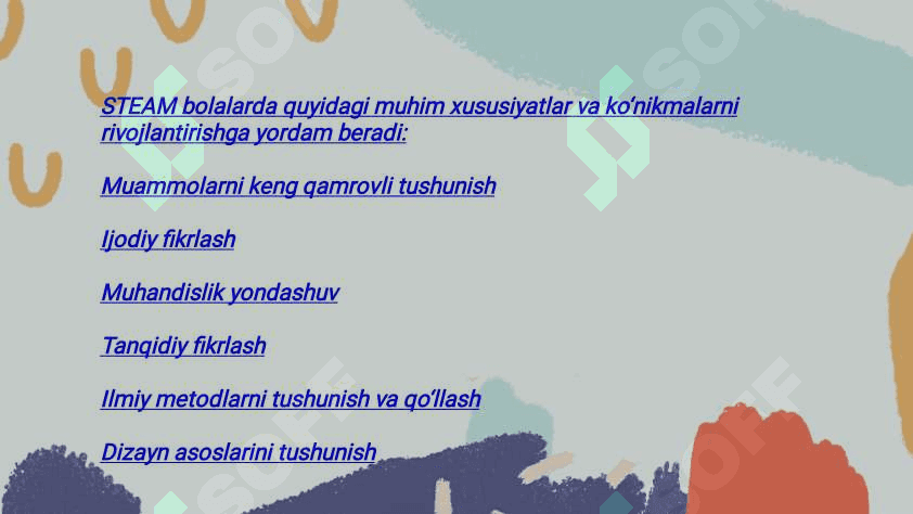 Maktabgacha taʼlimda STEAM taʼlim texnologiyasi 4