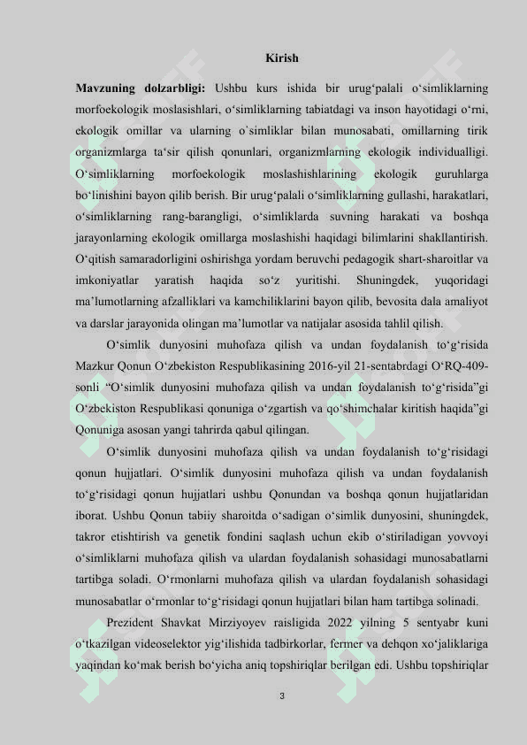 Bir urugʻpalali oʻsimliklar ildiz tizimining tuzilishi va ularning tiplari 3