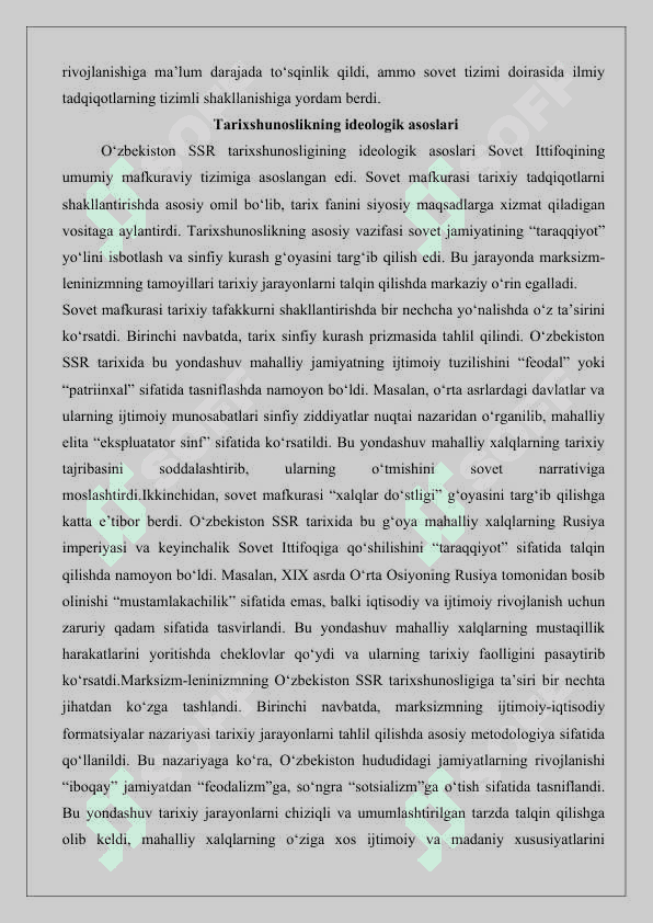 O‘zbekiston SSR tarixi tarixshunosligi masalalari 26 4