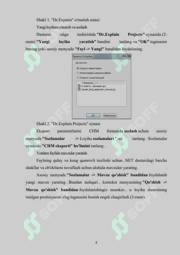 Dasturlash tilida Help provider komponentasida dasturlar yaratish 6