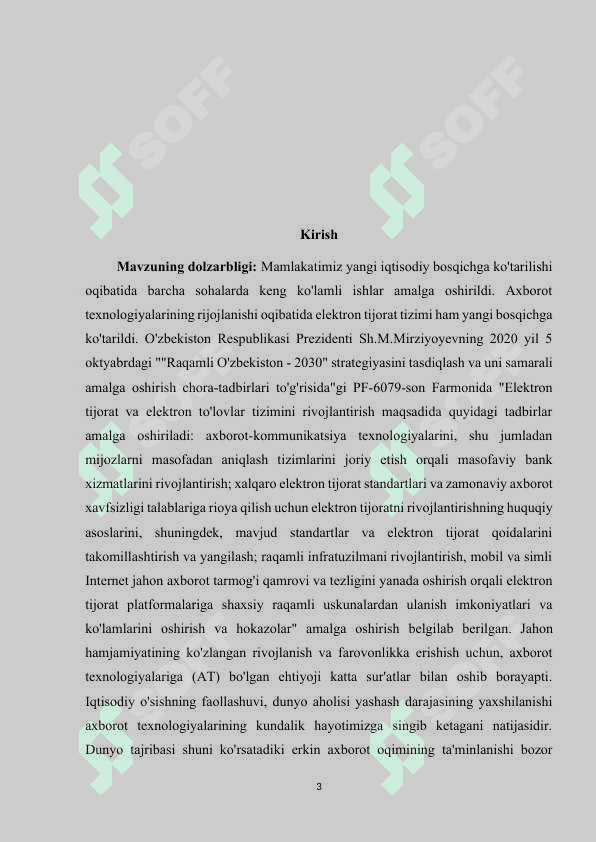 ELEKTRON SAVDO VA ELEKTRON TIJORATNI RIVOJLANTIRISH YO‘LLARI 3