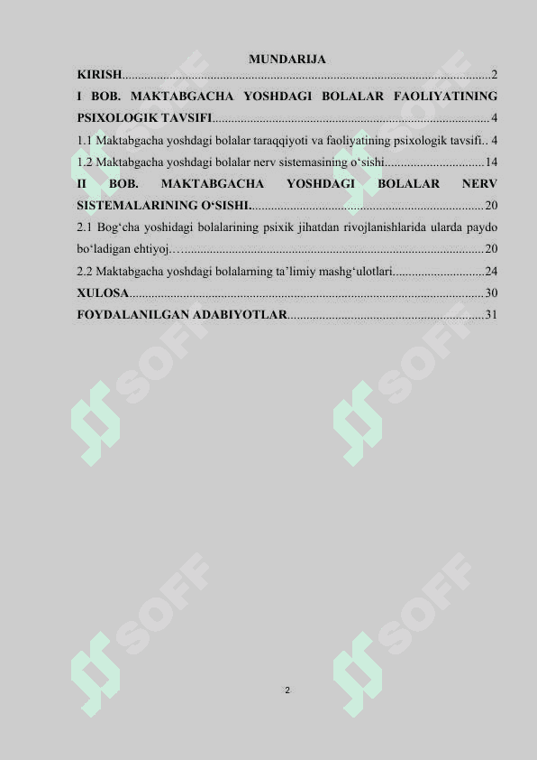 Maktabgacha yoshdagi bolalarda agressivlikning profilaktikasi qilishda o'yin terapiyasining o'rni 2