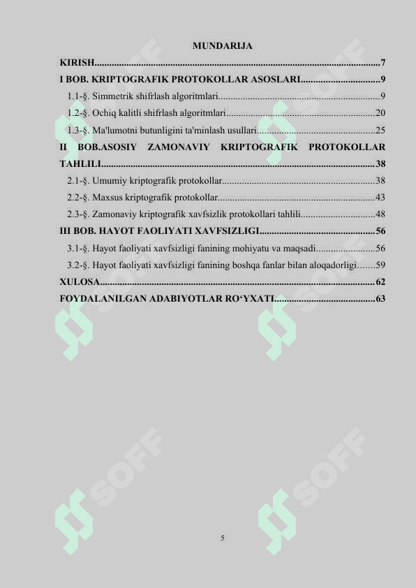 Zamonaviy Kriptografik protokollar tahlili 5