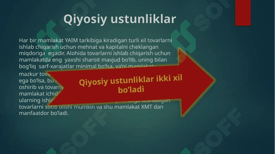 Xalqaro Mehnat Taqsimoti 7
