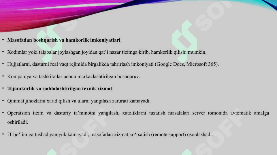 Onlayn operatsion tizimlarning ahamiyati 5