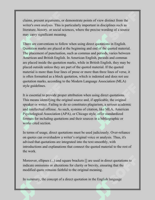 DIRECT AND INDIRECT QUOTATIONS 4