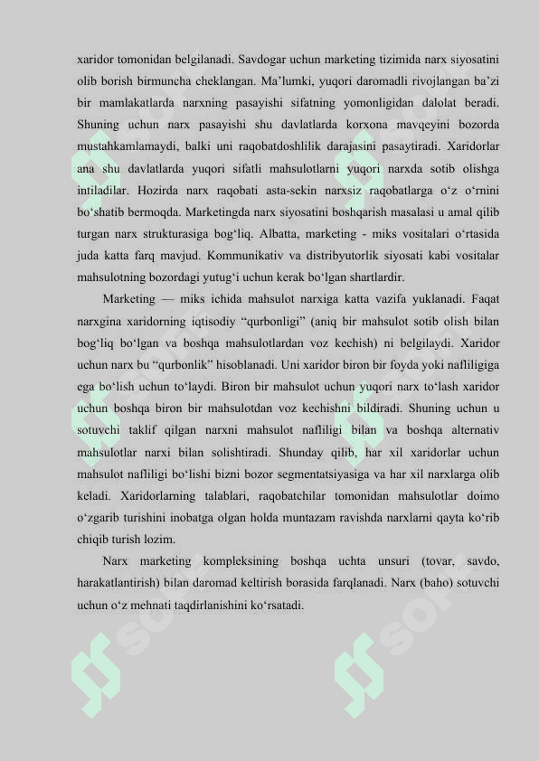 KORXONALARDA NARX SHAKLLANISH JARAYONINI BOSHQARISH 5