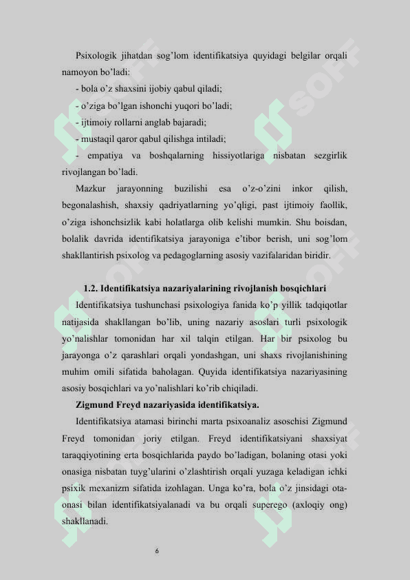 BOLA PSIXOLOGIYASIDA IDENTIFIKATSIYA JARAYONI 6