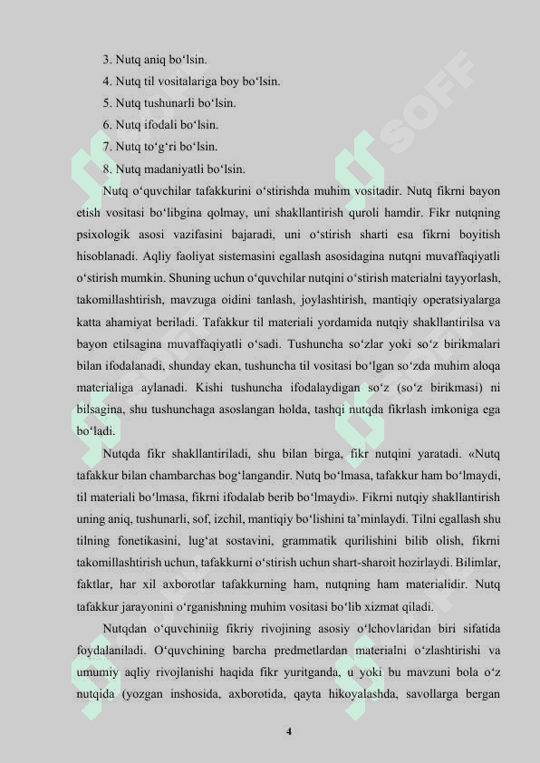 Oʻquvchilarda yozma nutqini shakllantirishning metodikasi 4