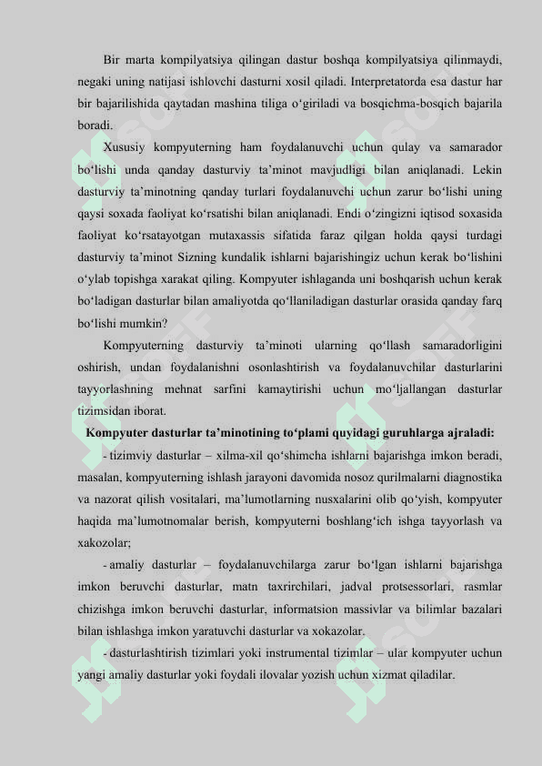 Axborot komplekslarining texnik va dasturiy ta’minoti 7