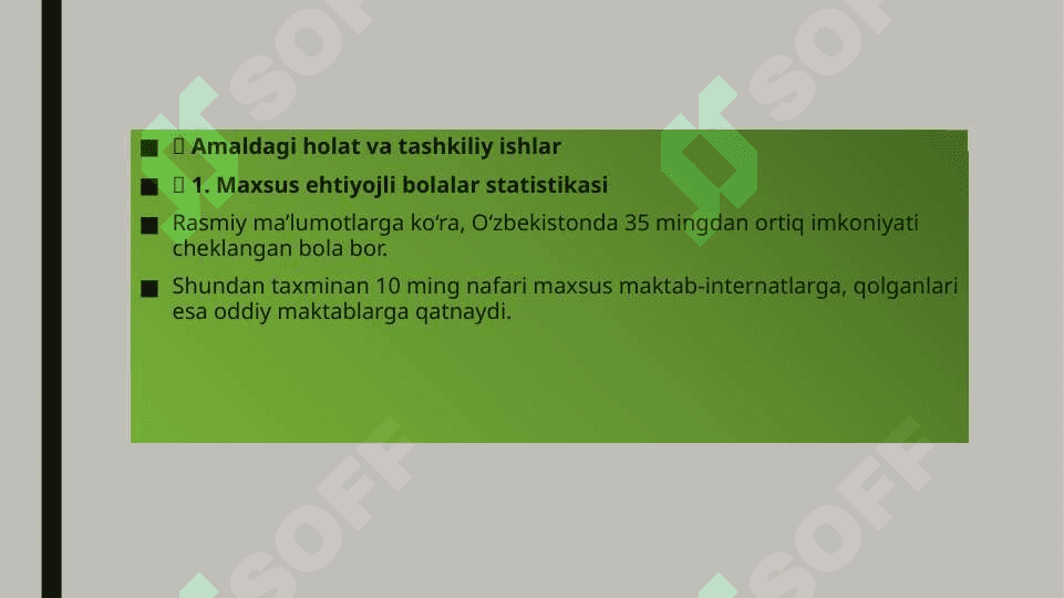 O'zbekistonda imkoniyati cheklangan    bolalar uchun inklyuziv ta'lim 3