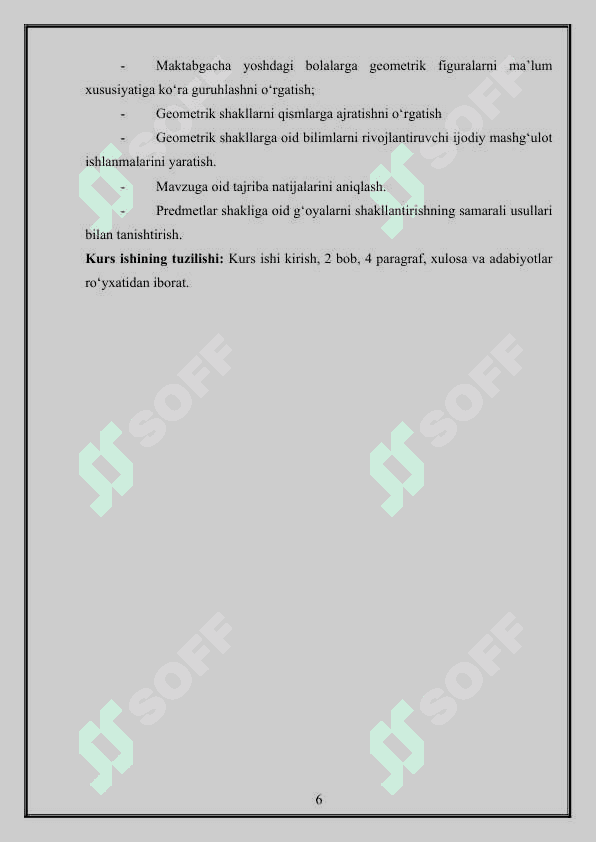 Bolalarning predmetlar shakli va geometrik figuralarni idrok qilishning o‘ziga xos xususiyatlari 6