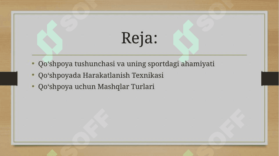 Qoʻshpoyada bajariladigan mashqlar 2
