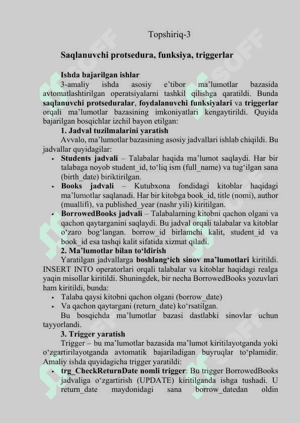 Maʼlumotlar bazasi 2