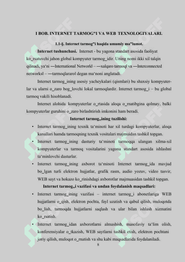 Wordpress dasturida umumiy o`rta ta`lim maktabining Web saytini yaratish 8