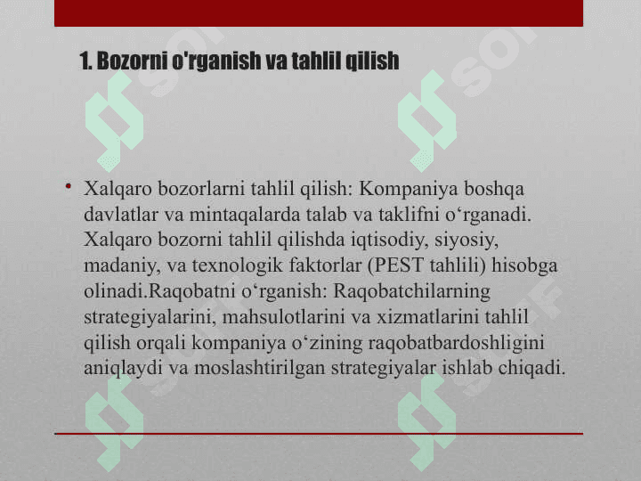 Tashqi iqtisodiy faoliyatda marketing 5