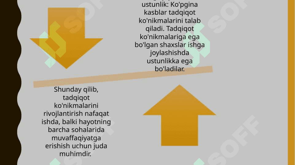 Tadqiqot ko’nikmalari va ularni rivojlantirish 6