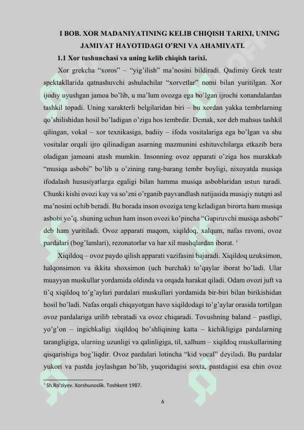 XOR MA’DANIYATINING KELIB CHIQISH TARIXI 6