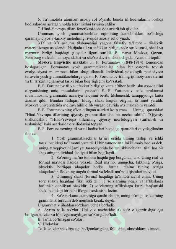 TILSHUNOSLIK TARIXIDAGI YOʻNALISHLAR VA MAKTABLAR 3