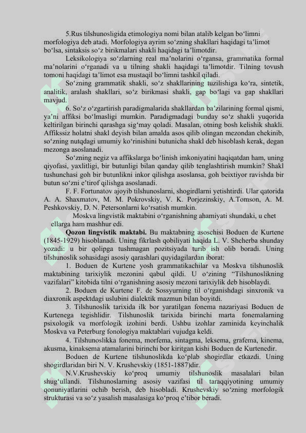 TILSHUNOSLIK TARIXIDAGI YOʻNALISHLAR VA MAKTABLAR 4