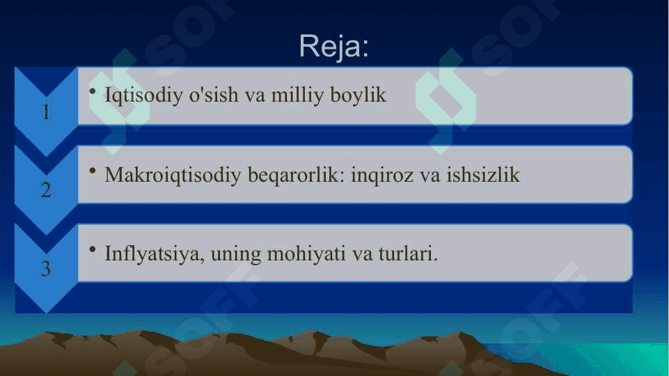 Iqtisodiy o'sish va milliy boylik 2