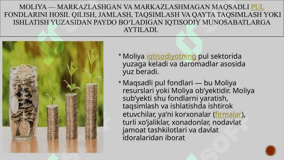 Moliyaviy tizim. Davlat byudjeti va fiskal siyosat. 5