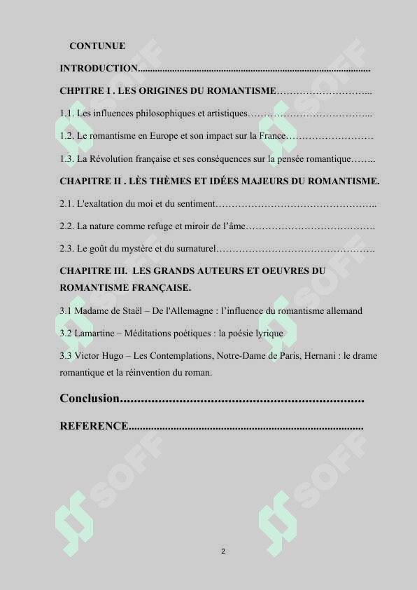 La littérature française.  Le romantisme 2