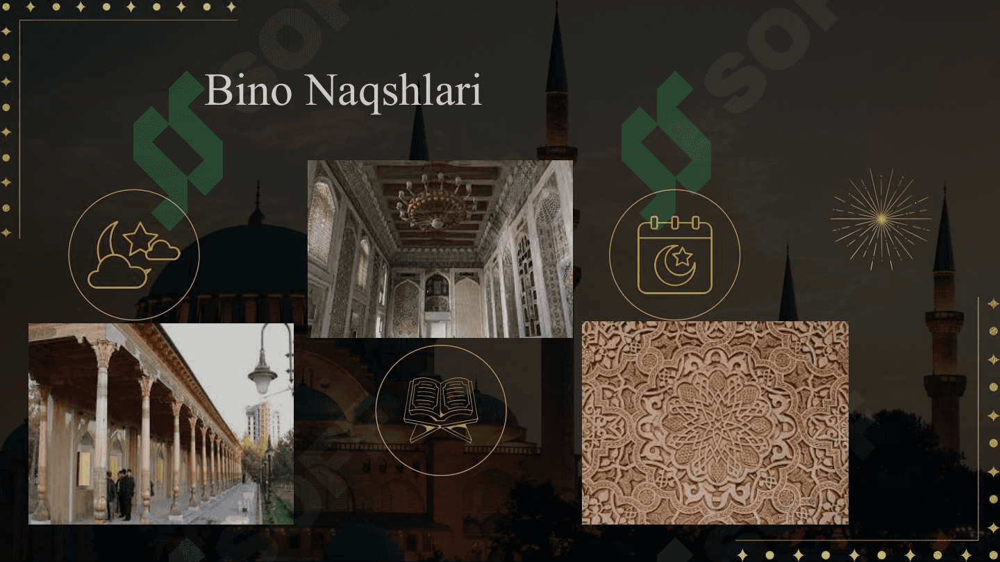 Imorat bezagi uchun qo'laniladigan naqshlar 3