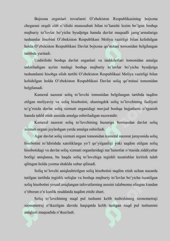 SOLIQ NAZORATINING SHAKL  VA MEXANIZMLARINI TAKOMILLASHTIRISH 4