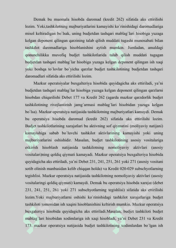 BUDJET TASHKILOTLARIDA MOLIYAVIY NATIJALAR HISOBI 5