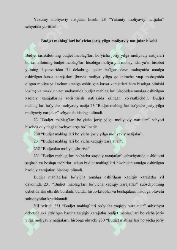 BUDJET TASHKILOTLARIDA MOLIYAVIY NATIJALAR HISOBI 8