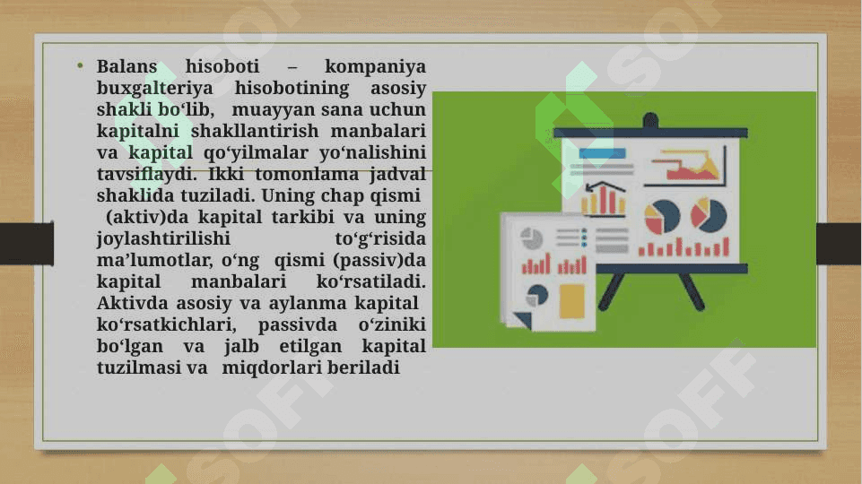 MADANIYAT VA SAN’AT SOHASI FAOLIYATIDA.ISTIQBOL REJALARI: MADANIYAT VA SAN’AT MUASSASALARIDA  REJA TUZISH VA HISOBOT YOZISH PRINSIPLARI 6