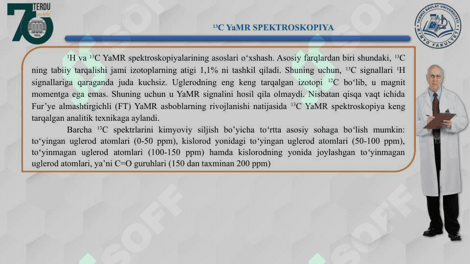 13C YaMR SPEKTROSKOPIYA 4