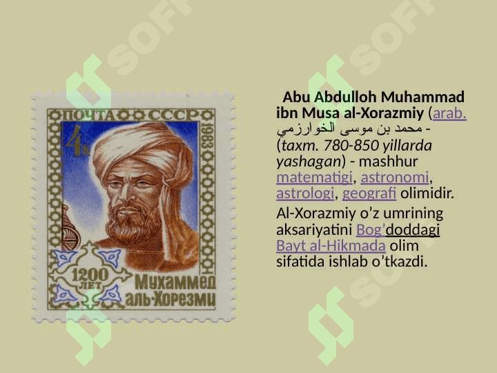 O’rta Osiyo halqlari hayotida IX-XII asrlarda yuz bergan uyg’onish (renessans) davri. Ajdodlarimizning jahon sivilizatsiyasiga qo’shgan xissasi. Mo’g’ullar istilosi va zulmiga qarshi kurash 5