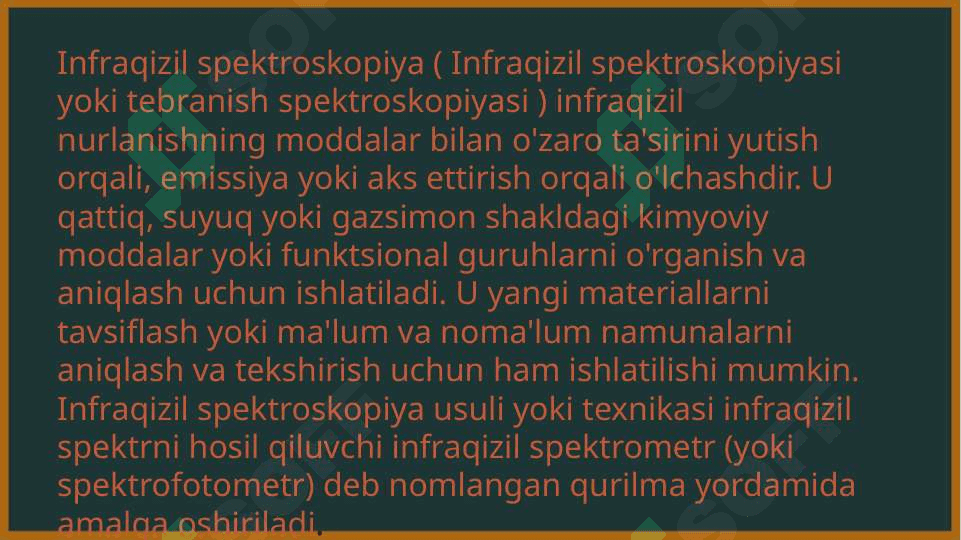Infraqizil spektroskopiya 2