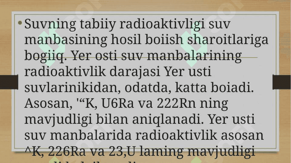 Ichimlik suvi sifatini yaxshilashning asosiy usullari 3