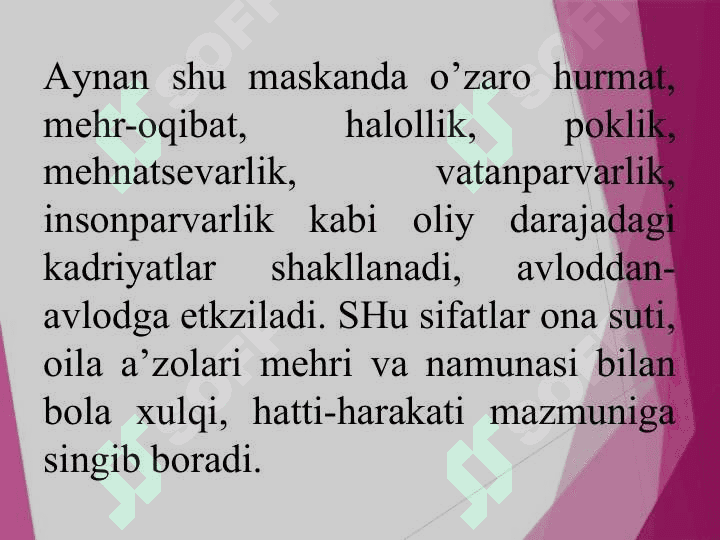 Oila jamoasini jipslashtirish metodikasi 4