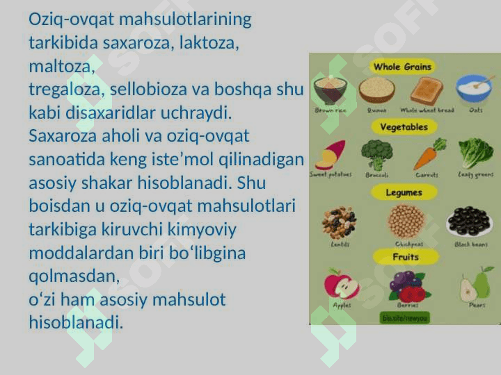 Oziq ovqat mahsulotlari tarkibida uglevod miqdorini aniqlash. 7