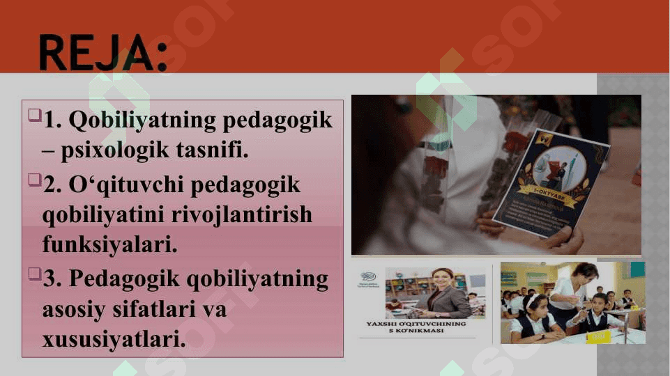 O‘QITUVCHI Pedagogik FAOLIYATIDA PEDAGOGIK QOBILIYATNING O‘RNI 2