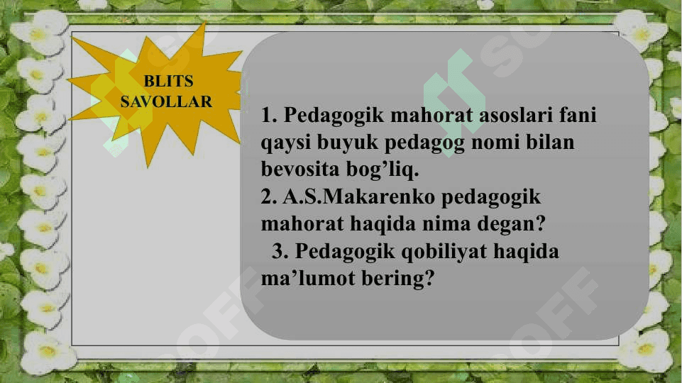 O‘qituvchi faoliyatida muloqot madaniyati va psixologiyasi 3