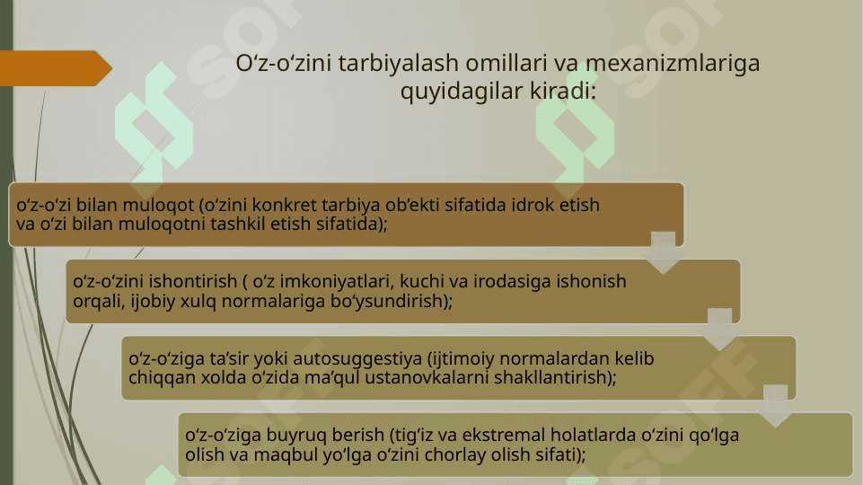 Shaxsda ijodiy tafakkur rivojlanishi.  Ijtimoiylashuv jarayonida shaxs sifatlarining tutgan o‘rni 7