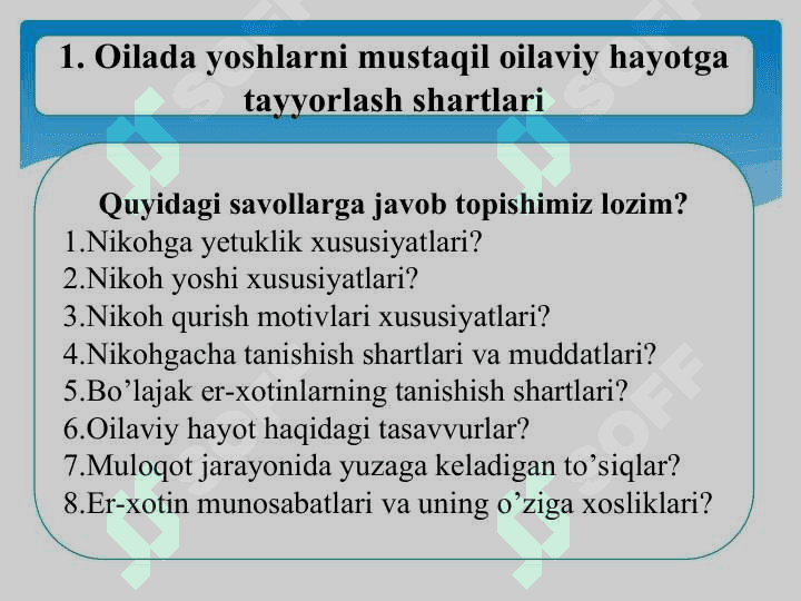 OILADA YOSHLARNI MUSTAQIL OILAVIY HAYOTGA TAYYORLASH 4