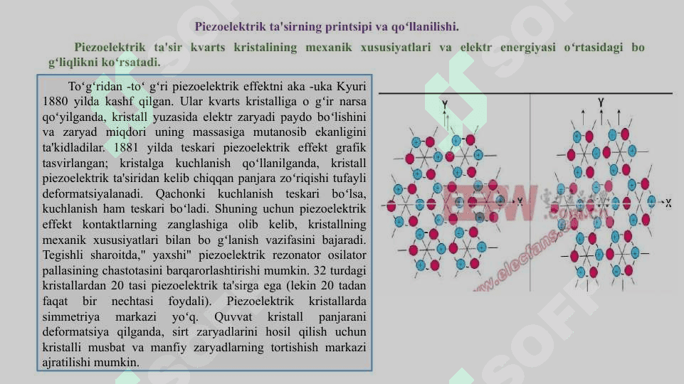 Pezoelektrik effekt. 4