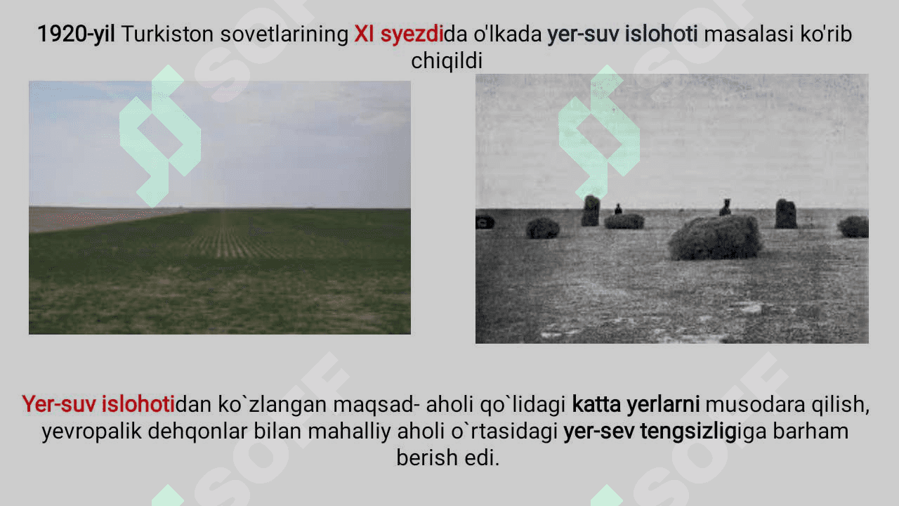 Sovet hokimiyatining ijtimoiy- iqtisodiy va madaniy tadbirlari 2