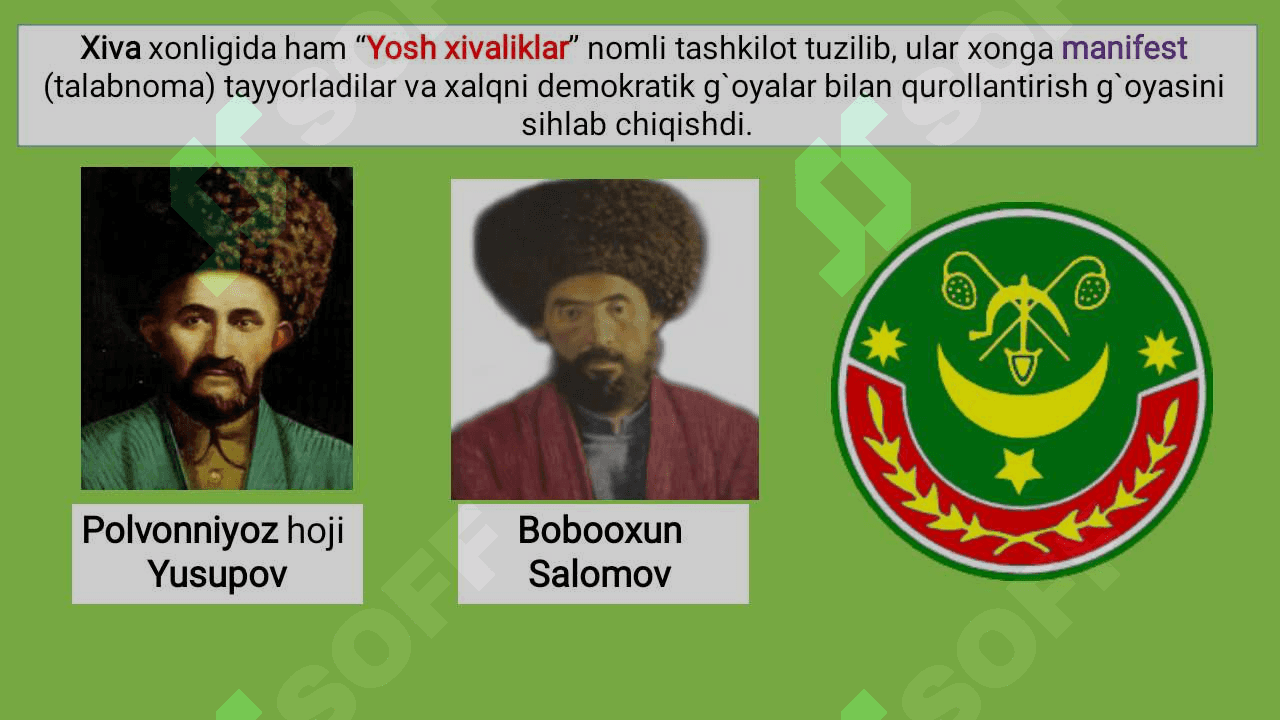 Xorazm va Buxoro amirligining yemirilishi. 3