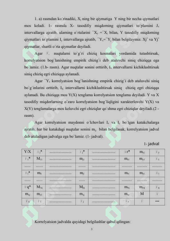 Juft korrelyatsion-regression tahlil modellari 3