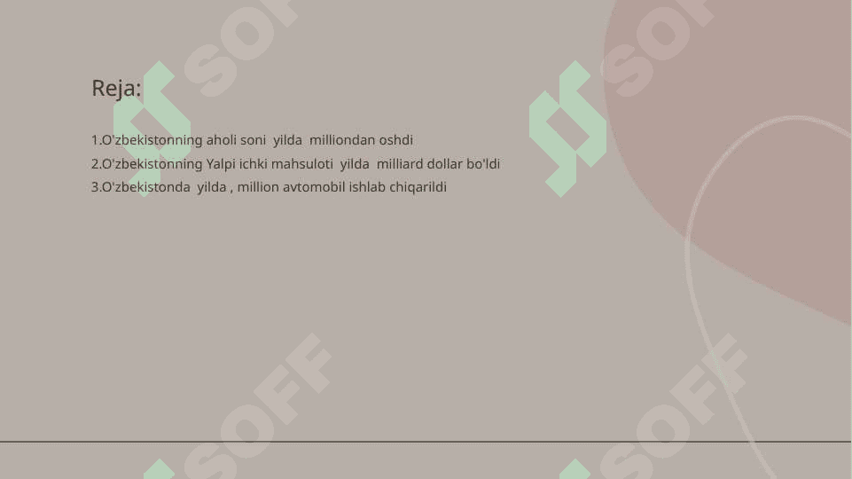O'zbekiston  haqida statistik ma'lumotlar 2