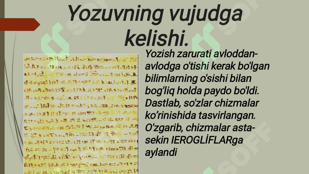 Qadimgi Misrda fanning rivojlanishi 2